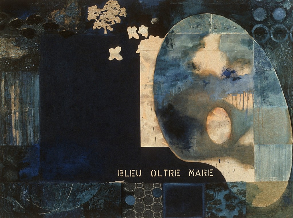 Bleu Oltre Mare, Öl auf Leinwand, 200 x 270 cm, 1995