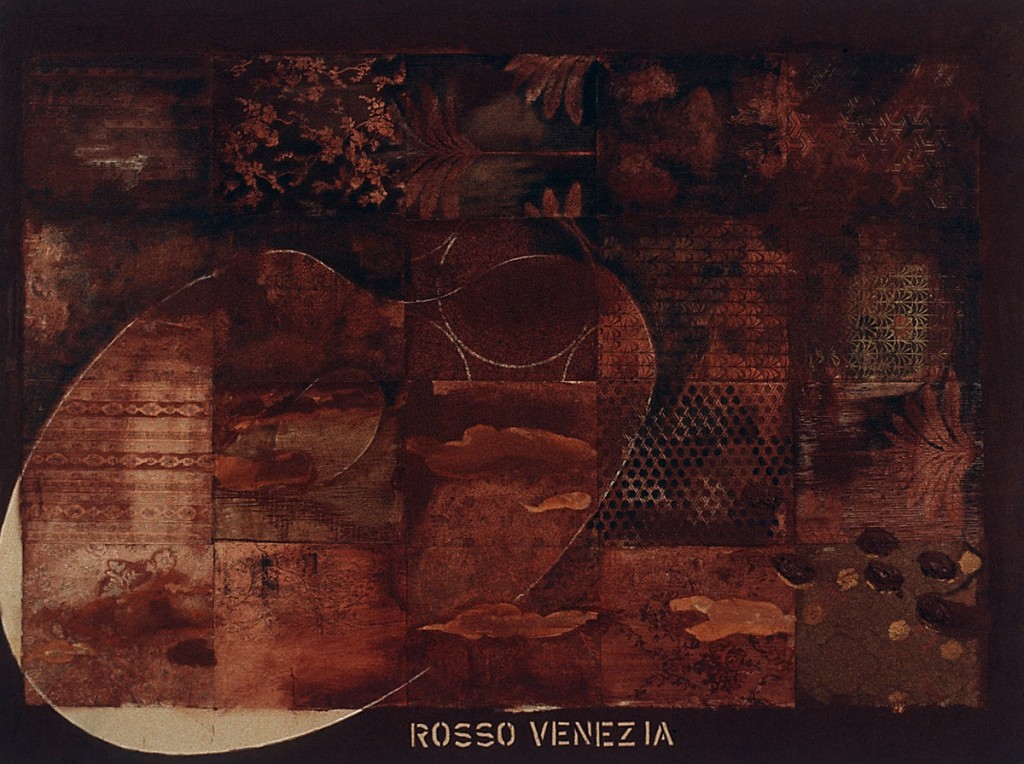 Rosso Venezia Öl auf Leinwand, 200 x 270 cm, 1995