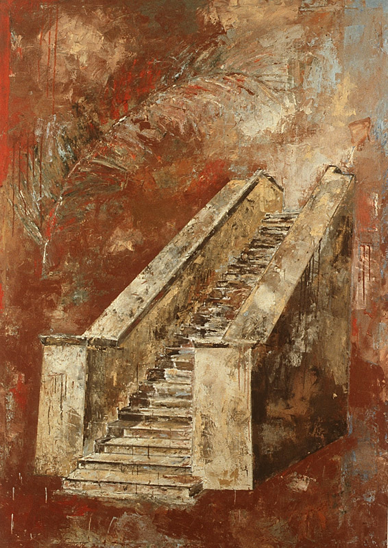 Malerei, Öl auf Leinwand, 200 x 140 cm, 1991