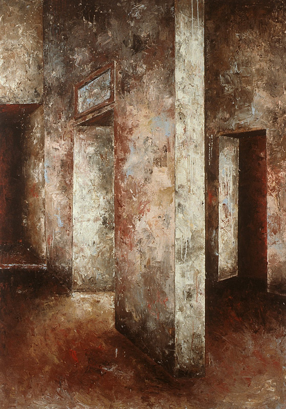 Malerei, Öl auf Leinwand, 200 x 140 cm, 1988