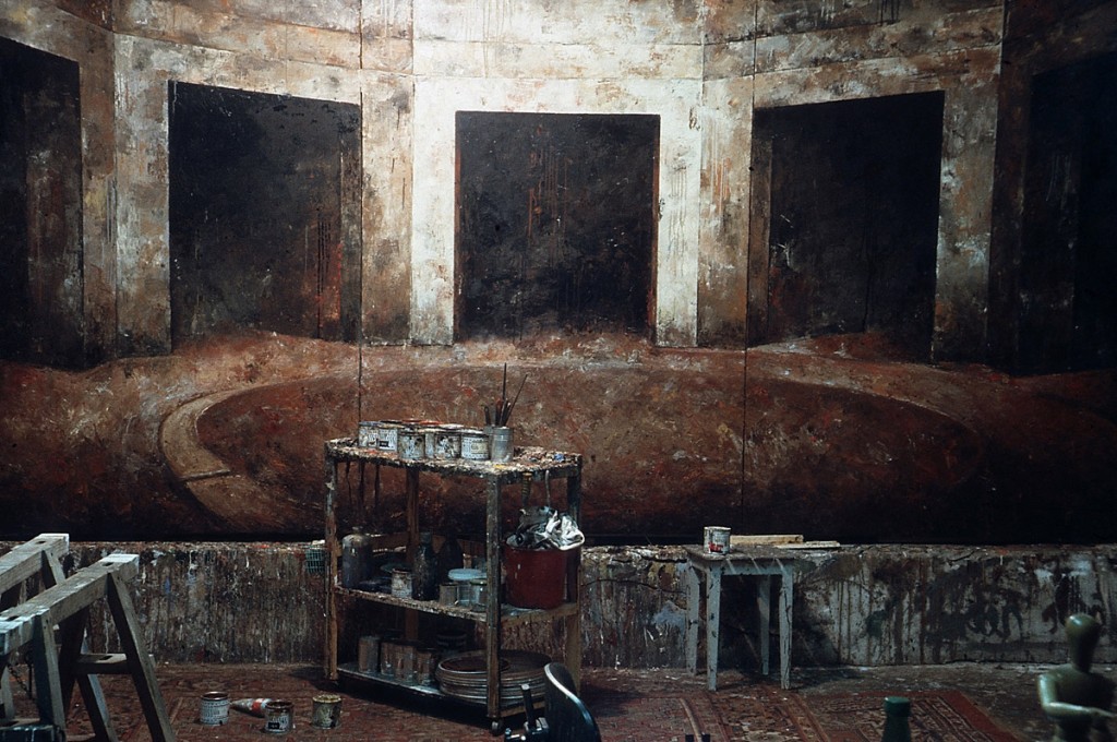 Malerei, Öl auf Leinwand, 3-teilig, 200 x 420 cm, 1988