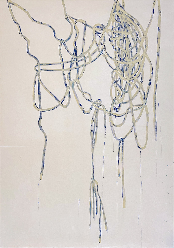 «Giochi del filo (Ariadne)», III; 200 x 140 cm