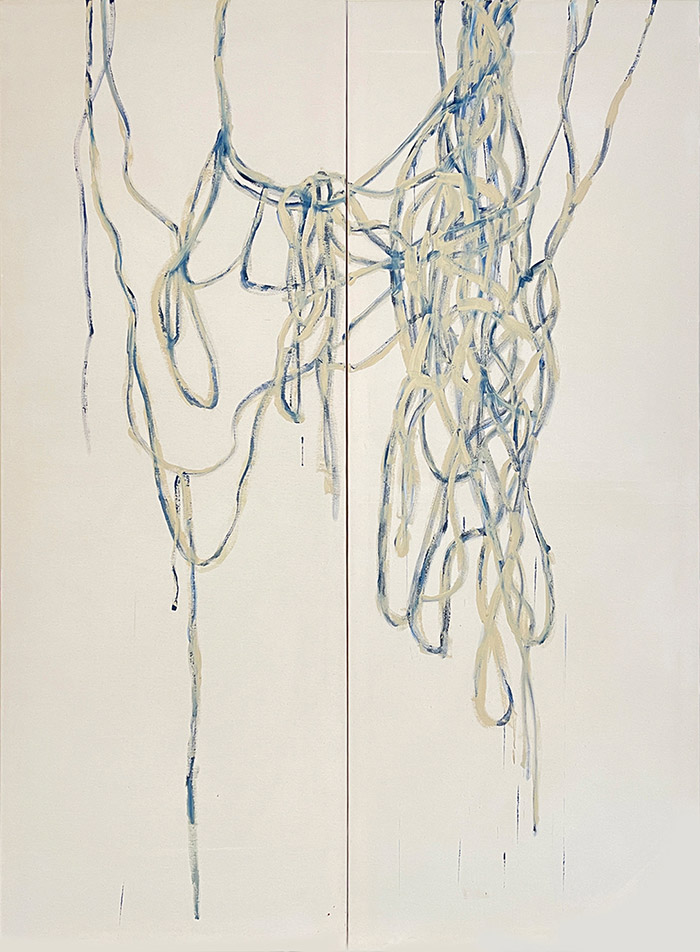 «Giochi del filo (Ariadne)», VI; 190 x 140 cm