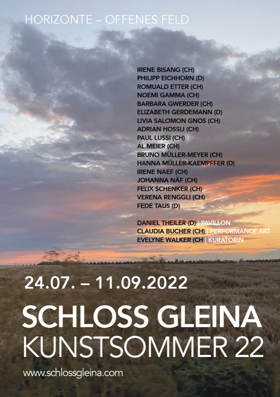 Einladung Gleina Irene Naef Kunstsommer 2022